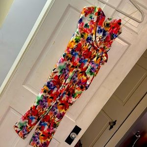 NWT Floral Jumpsuit
